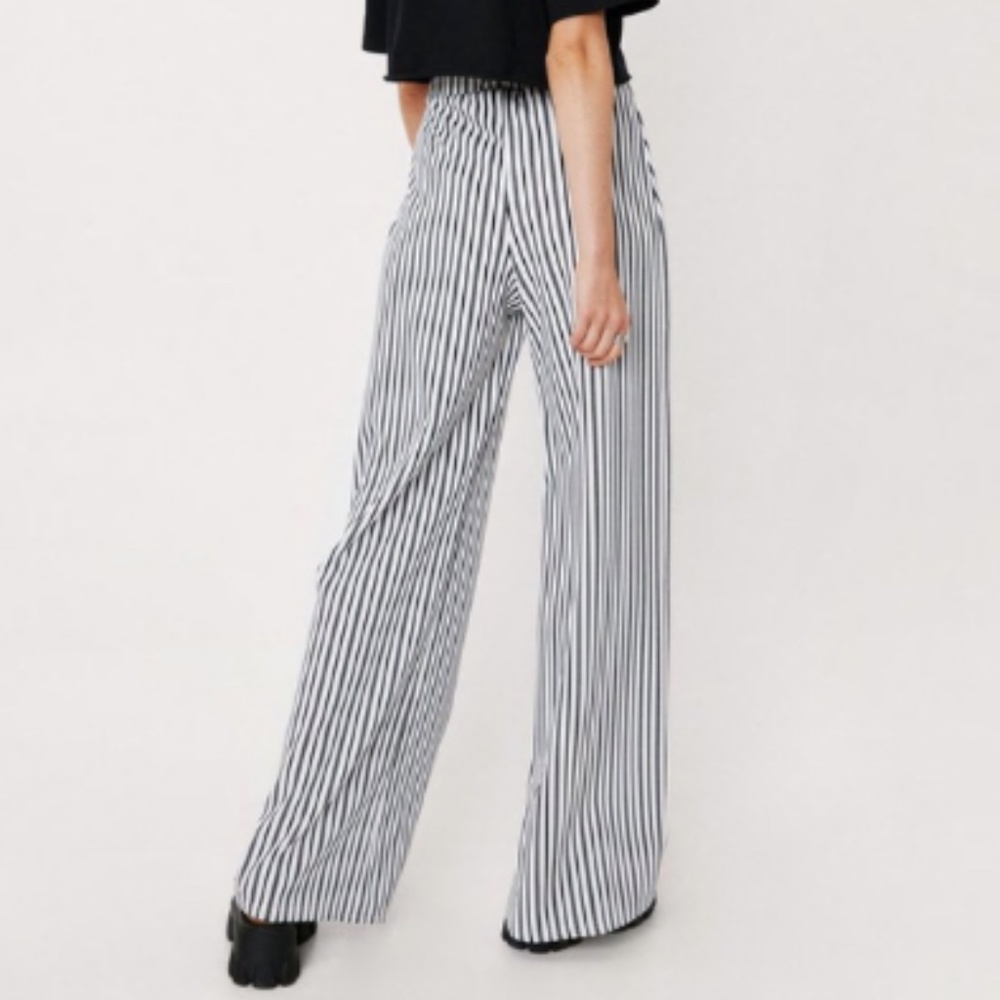 Stripe Wide leg trouser- size 4